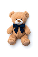 Obraz premium Teddy bear toy, isolated on white background