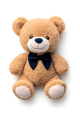 Fototapeta premium Teddy bear toy, isolated on white background