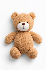Obraz premium Teddy bear toy, isolated on white background