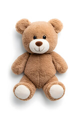 Obraz premium Teddy bear toy, isolated on white background