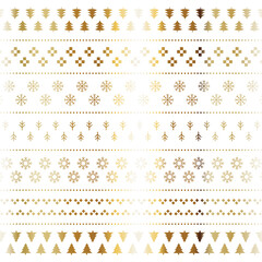Beautiful Christmas golden festive background for greetings and packaging