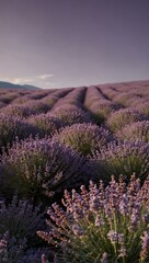 Obraz premium Solid lavender backdrop, smooth and vibrant.