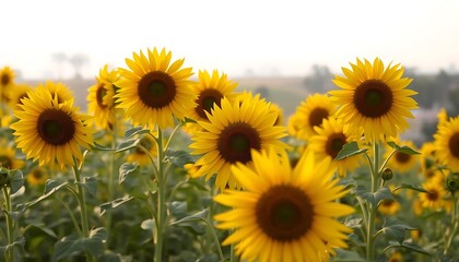 Obraz premium field of sunflowers