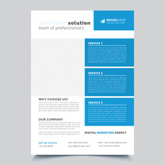 Brochure design, cover modern layout, annual report, poster, flyer in A4 size