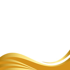 Elegant Luxury Gold Footer