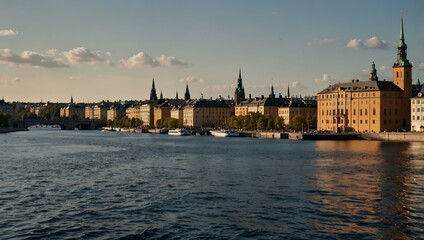 Fototapeta premium Stockholm cityscape.
