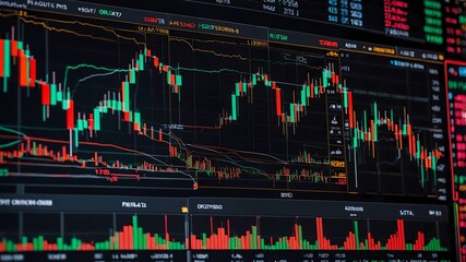 Crypto market background