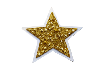 Aesthetic gold stars ideal for creative projects, digital designs, and crafts.