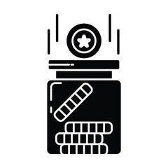 Investment icon vector on white background