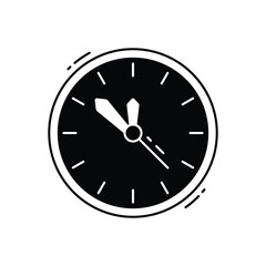 Clock vector icon