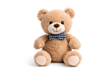 Obraz premium Teddy bear toy, isolated on white background
