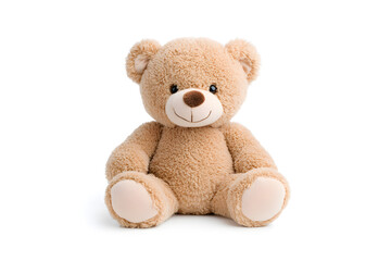 Obraz premium Teddy bear toy, isolated on white background