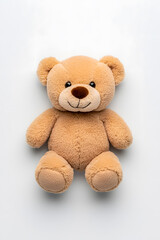 Obraz premium Teddy bear toy, isolated on white background