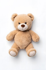 Obraz premium Teddy bear toy, isolated on white background