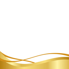 Elegant Luxury Gold Footer