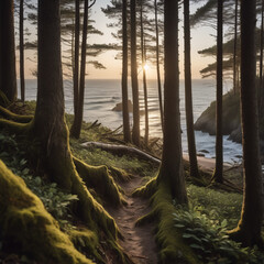 K&uuml;sten - Sanfte Brise durch W&auml;lder an der K&uuml;ste