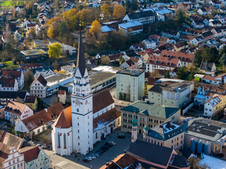 Bavarian City which is called Pfaffenhofen with a beautiful downtown city center and is located between Munich and Ingolstadt