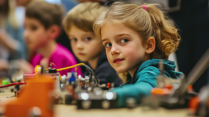 Children's Invention Day. children invent. a child comes up with a scientific invention