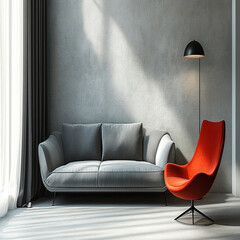 Luxury modern living room interior design featuring elegant sofas, artistic decor, and stylish lighting setups.