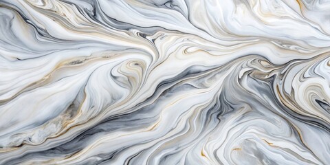 Obraz premium Abstract White Gray Marble Ink Pattern Background for Elegant Designs, Textures, and Surfaces in Interior Decor, Fashion, and Artistic Projects - High-Quality Stock Image