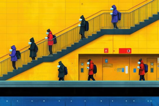 Bright Urban Steps. Anomaly detection Algorithmic bias Latent space Synthetic data generation Kubernetes backup Ethical ai Monobank Mobietrain 1440 Daily Digest Tripledot Studios People walking on co