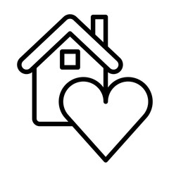 Home Heart Care Flat Icon