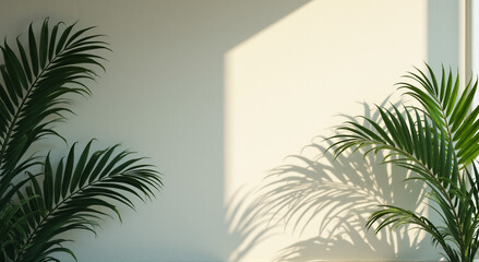 Fototapeta premium palm tree in the sun