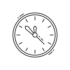 Clock vector icon