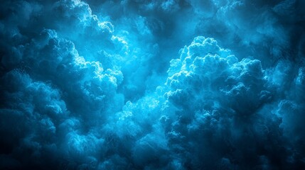 Fototapeta premium a blue sky with clouds in the middle of it