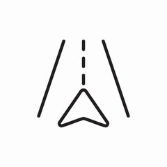 navigator highway icon sign vector