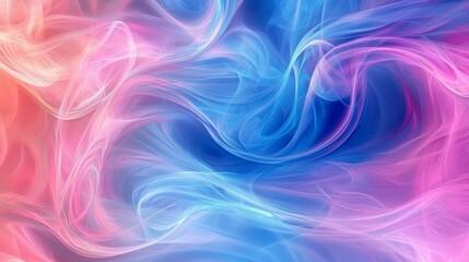 Obraz premium a computer generated abstract background with a combination of blue, pink, and red colors The colors blend together to create a mesmerizing effect