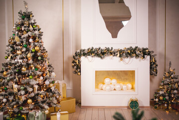 Christmas Living Room and tree