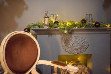 Christmas Living Room and tree