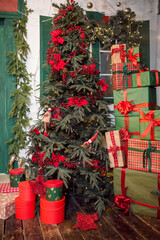 Christmas Living Room and tree