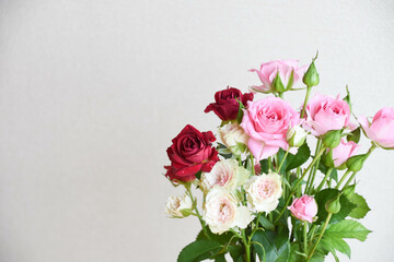 スプレー薔薇の花束