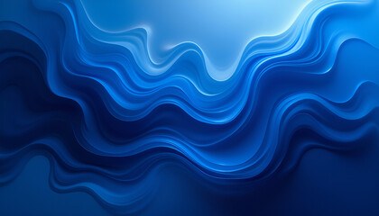 Fototapeta premium Blue wavy abstract background for Blue Monday concept 