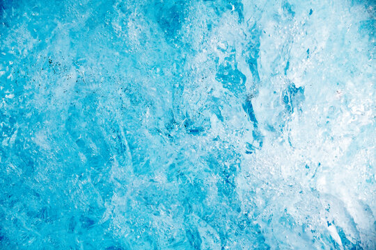 Gletsjer ice from a gletsjer in wintertime in Iceland.
