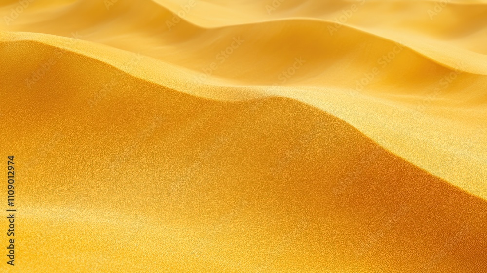 Poster abstract waves of smooth golden sand with soft curves creating a serene and calming landscape ideal 