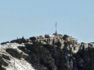 Fototapeta premium top of the mountain