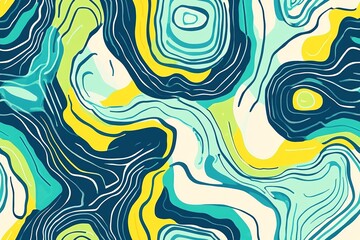 Fototapeta premium Abstract colored background textured irregular wave striped lines. seamless geometric pattern design for certificates, invitations, textiles, apparel, covers, banners and more. 