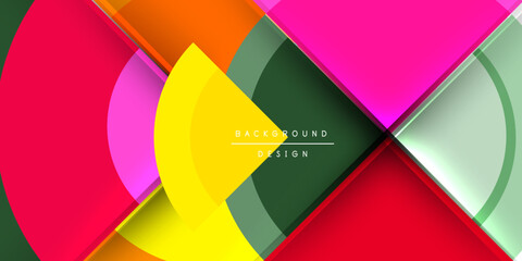 Obraz premium Target circle geometric abstract shapes. Vector Illustration For Wallpaper, Banner, Background, Card, Book Illustration, landing page