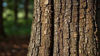 Obraz premium Tree trunk close-up.