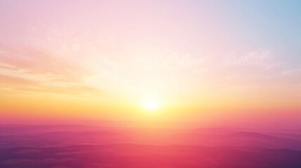 Elegant Sunrise Gradient Background with Text Space