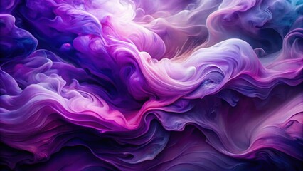 Obraz premium Abstract purple hues blending together in a fluid artistic display of color and texture , fluid, artistic, abstract, purple