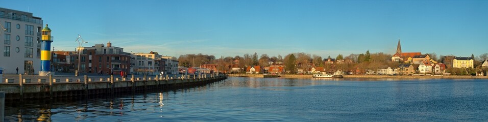 Obraz premium Eckernförde, Panorama