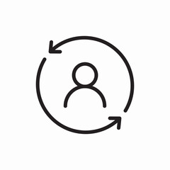 eligible candidate icon sign vector