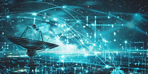 Cuttingedge satellite communication tech showcases enhanced data flows and network connectivity, boosting global communication and driving innovation in various sectors