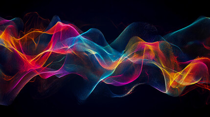 Abstract Visualization of Brain Waves and Their Link to Various Mental States.