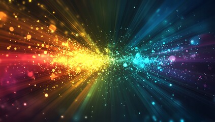 Obraz premium A colorful explosion of vibrant colors, holi festival concept