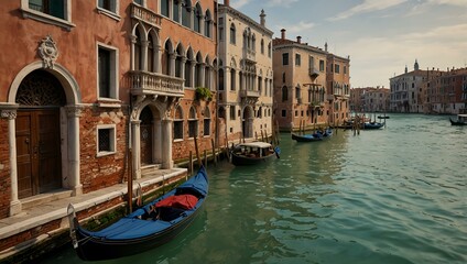 Venice canal view, Italy.